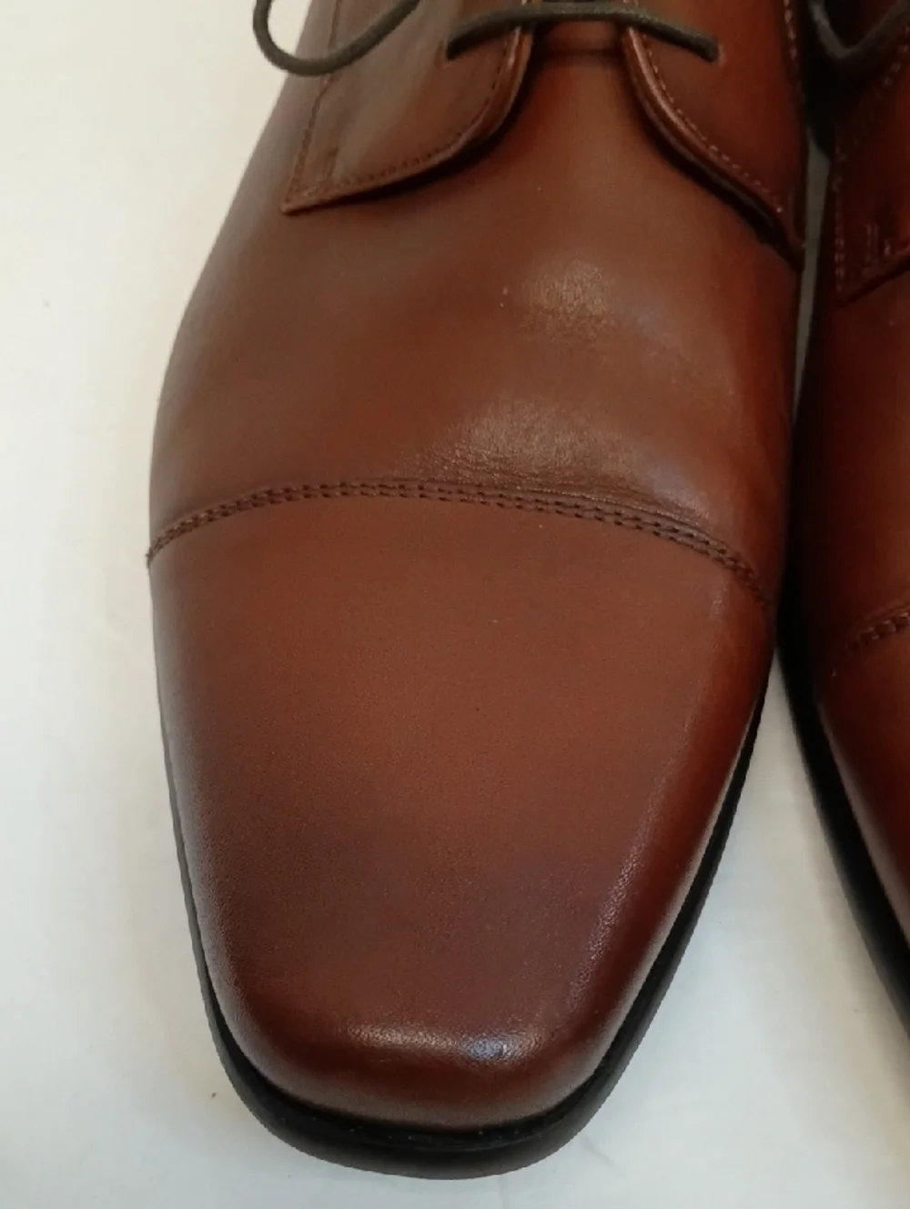 Florsheim Brown Leather Cap Toe Oxford Dress Shoes Size 13